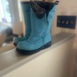Lands' End Kids Blue Winter Boots